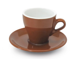 Tasse cappuccino ACF brune 5.5oz
