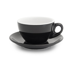Tasse cappuccino ACF noire 6oz